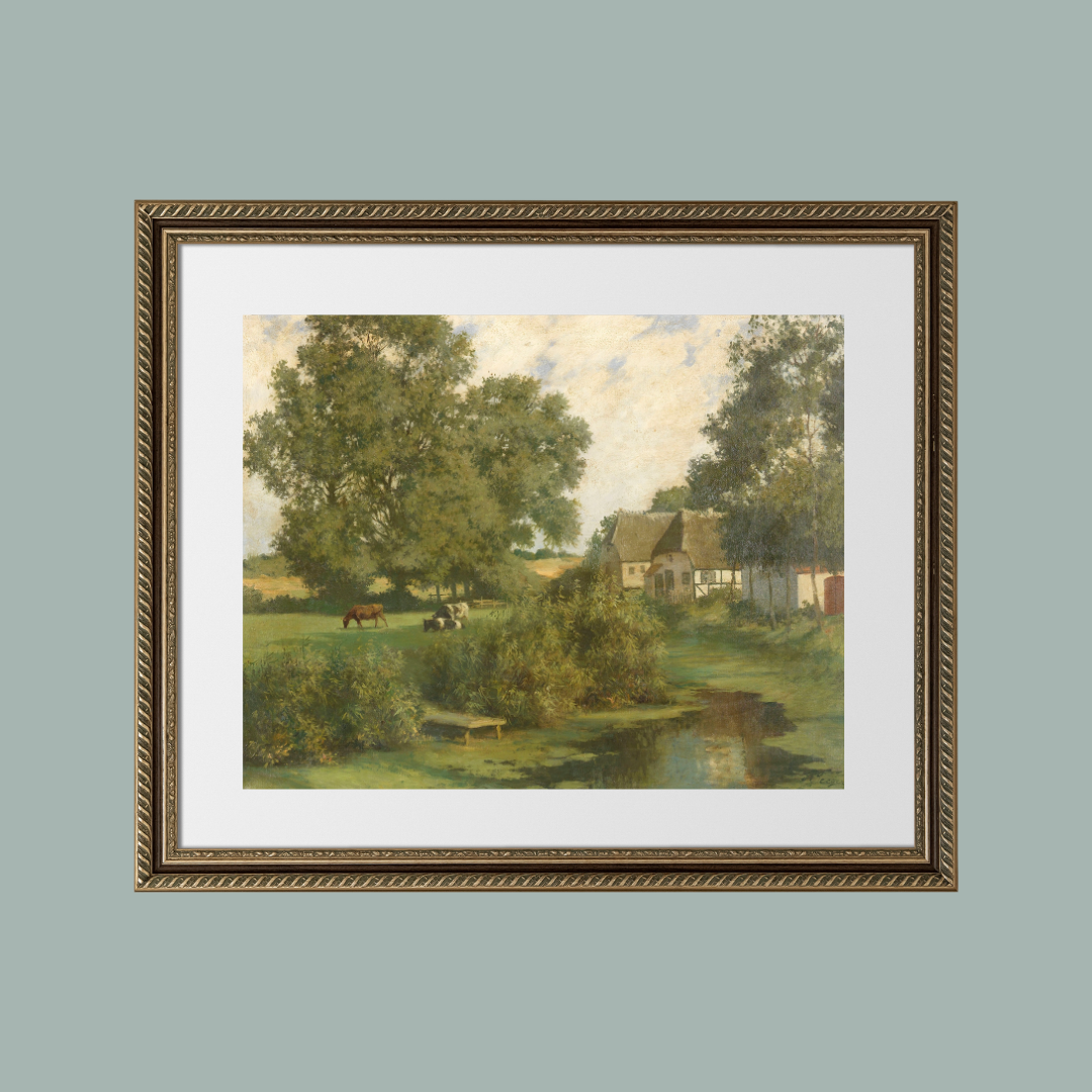 Northern German Landscape Art Print