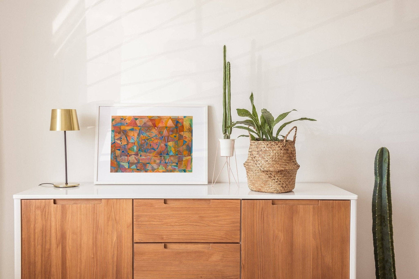 GUEST ARTIST COLLAB | Western Home Midcentury Modern Print