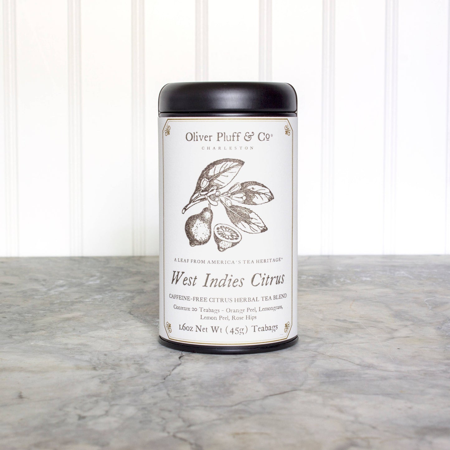 West Indies Citrus - 20 Teabags in Signature Tea Tin