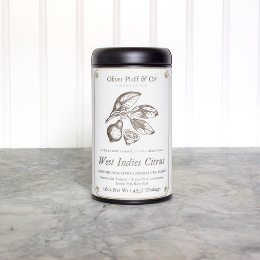 West Indies Citrus - 20 Teabags in Signature Tea Tin