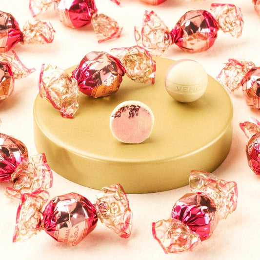 Strawberry & Cream Chocolate Crunch Pearls - Italian Gourmet