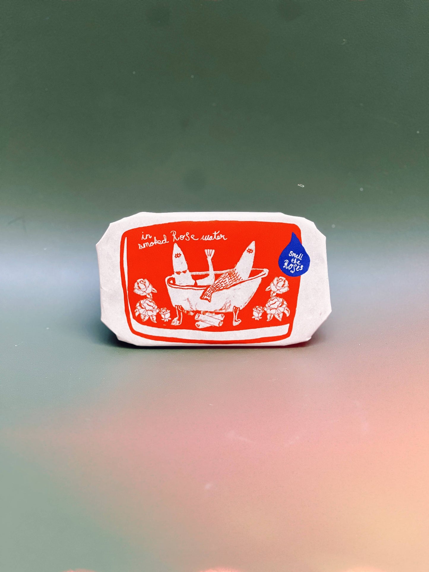 Tinned Fish Candle - Smoked Rose Water Handmade Soy Wax