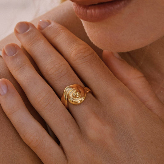 Ammoni Ring | Jewelry Gold Gift Waterproof