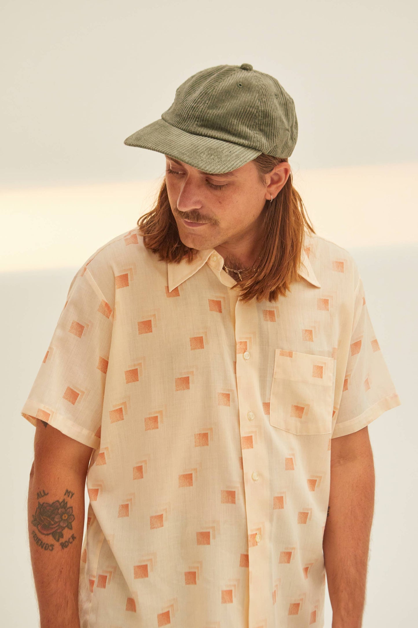 Corduroy Dad Hat - Eggshell