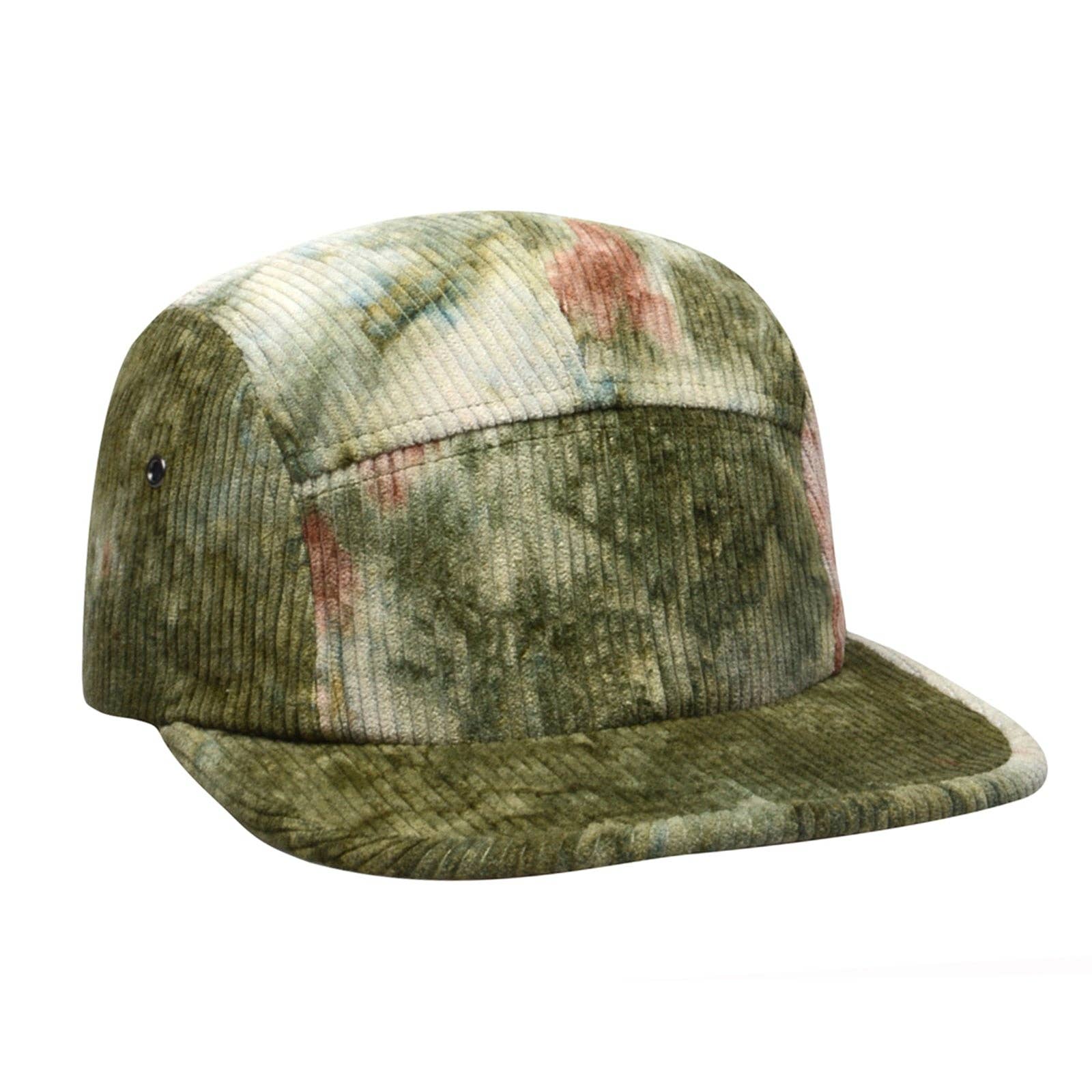 Tie Dye Corduroy 5 Panel Hat