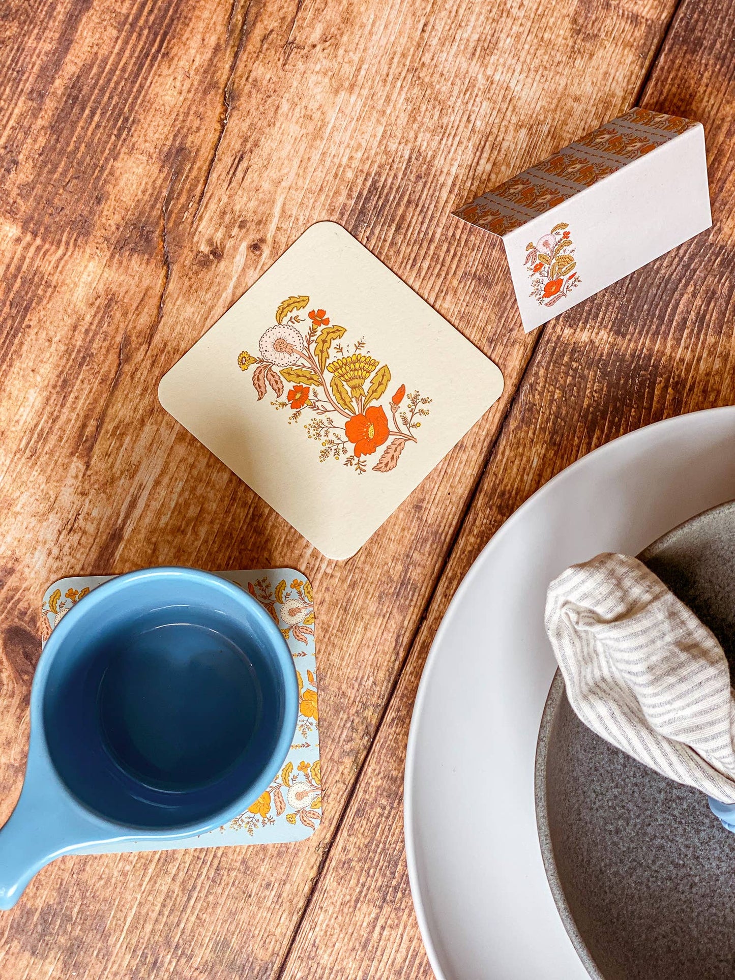 Wildflower Reverie Coaster Set-Double Sided