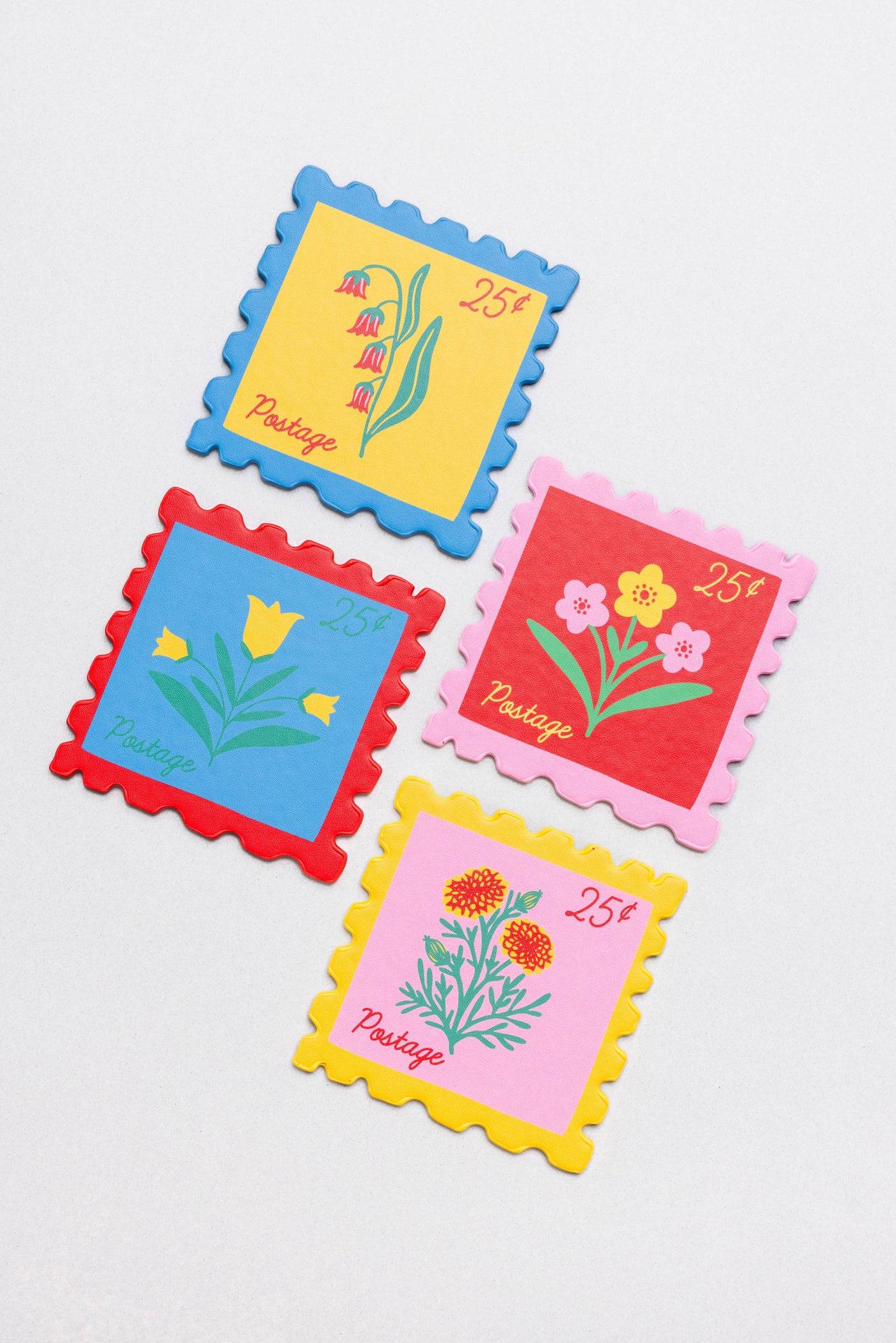 Coaster Set, Stamps
