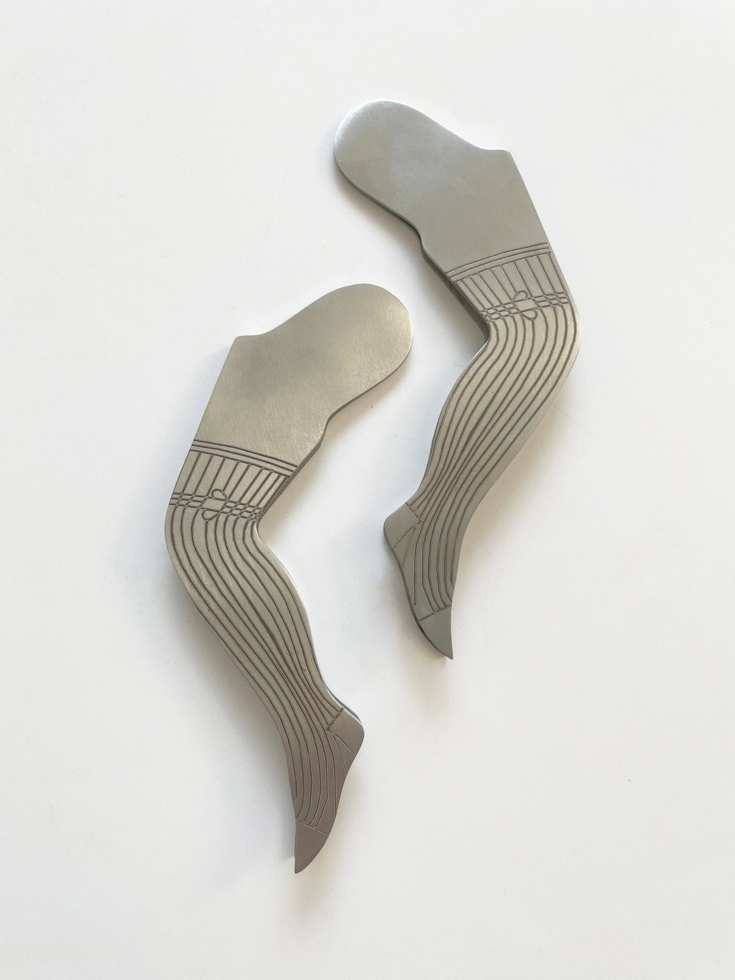 Victorian Stocking Leg Tweezer Candle Snuffer