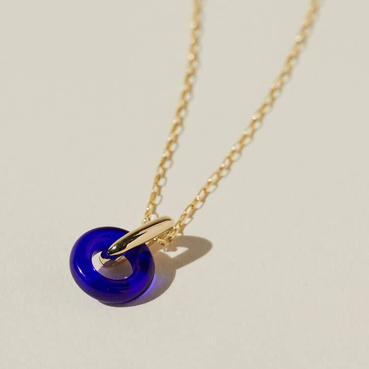 Anna Necklace - Cobalt