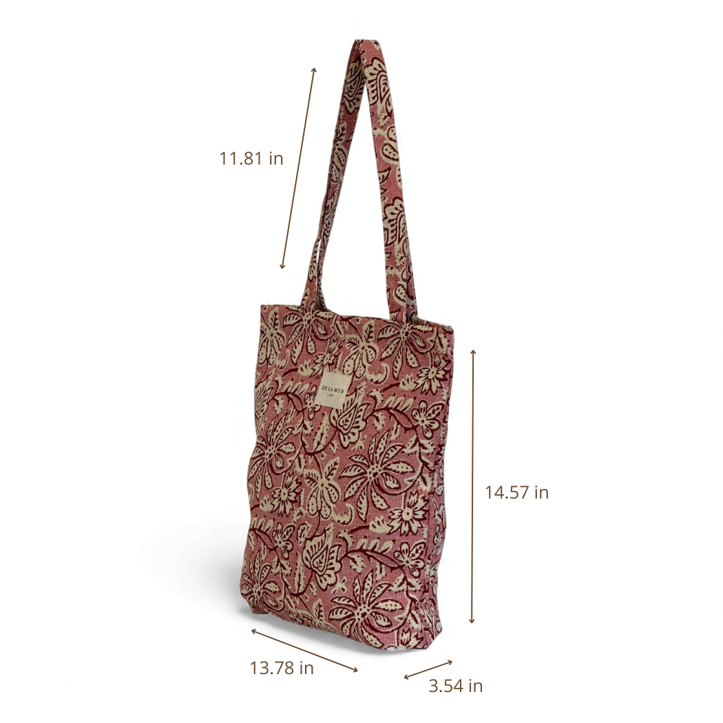 Zippered Bag in Miami - Medium