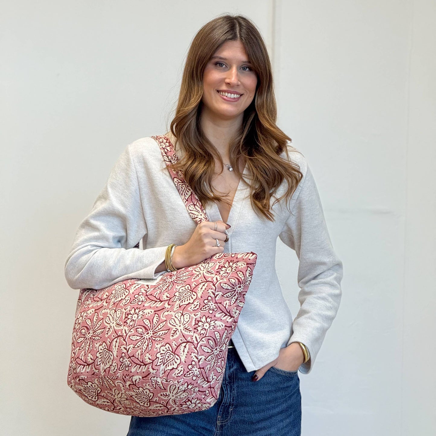 Large Zippered Bag in Miami