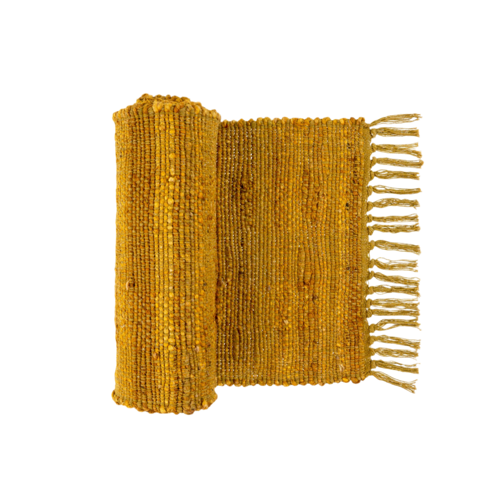 Tulum Jute Table Runner, Canary