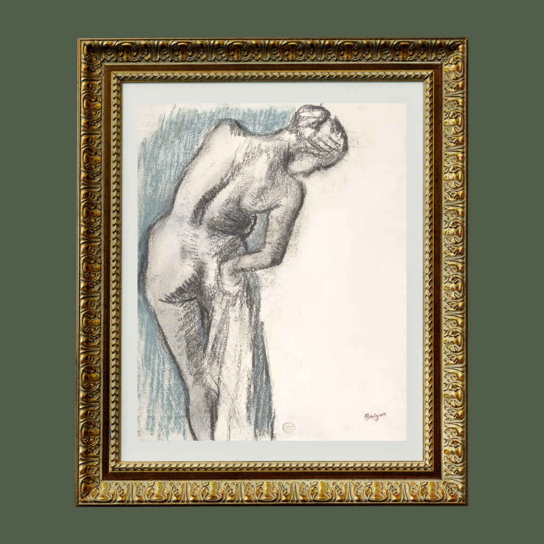 Sketch of a Woman by Edgar Degas Print