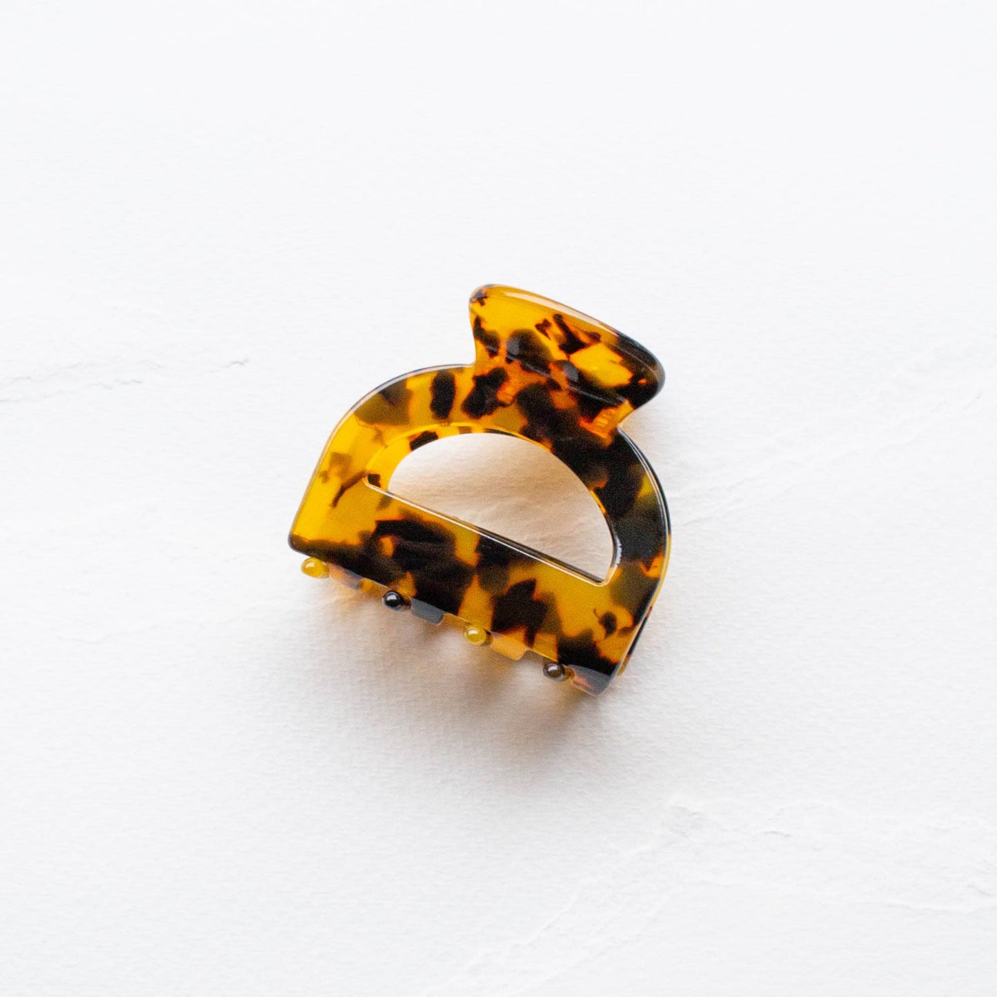 Eco Pouch Hair Claw Clip: Amber Mix