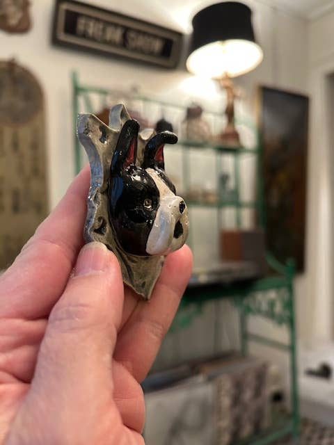 Boston Terrier on a Plaque