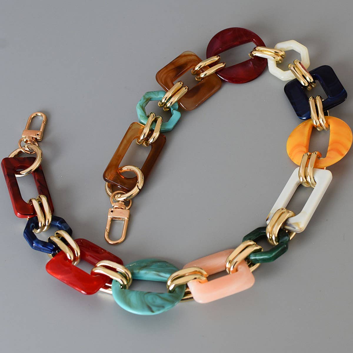 Colorful Acrylic Bag Chain