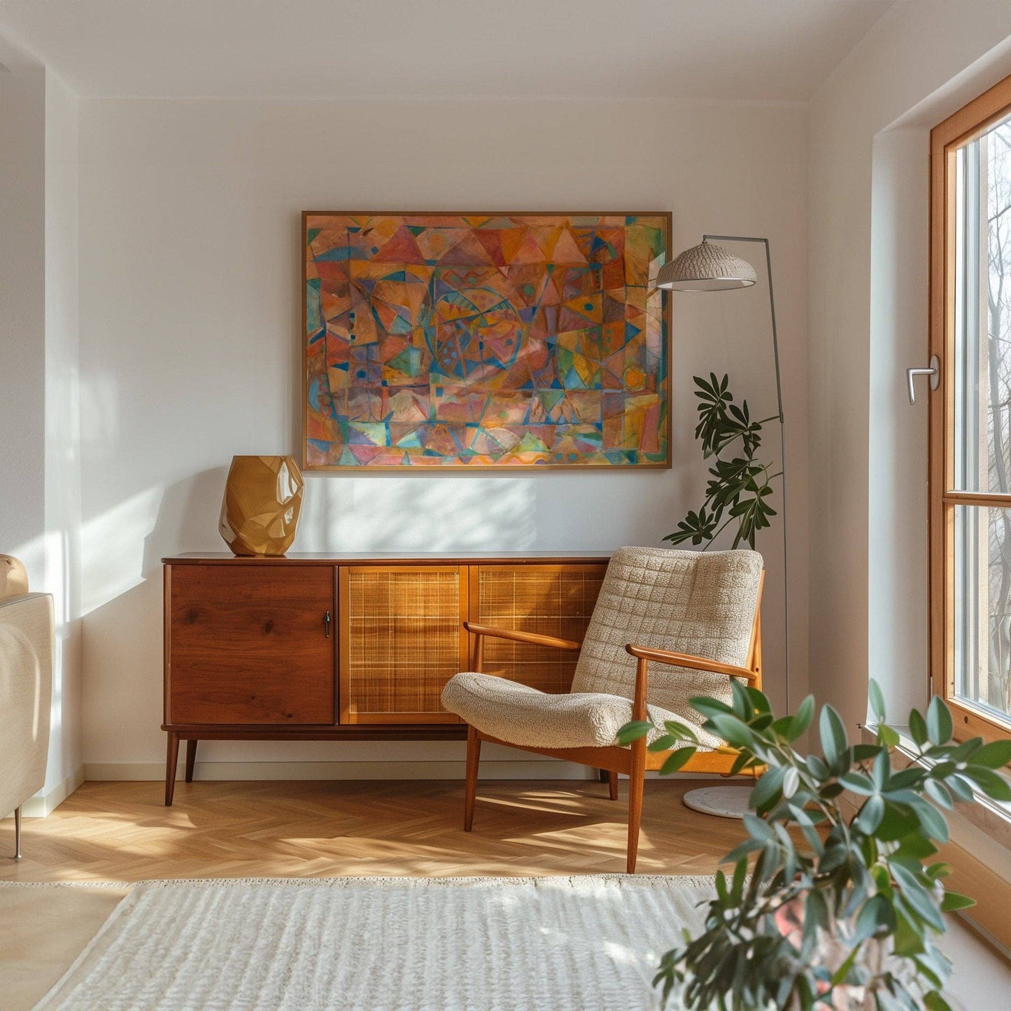 GUEST ARTIST COLLAB | Western Home Midcentury Modern Print