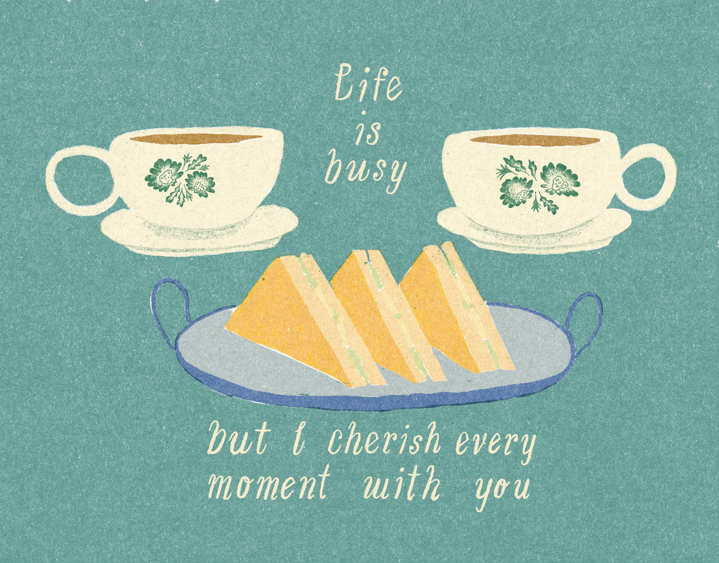 Coffee and Kaya Toast Moment Card