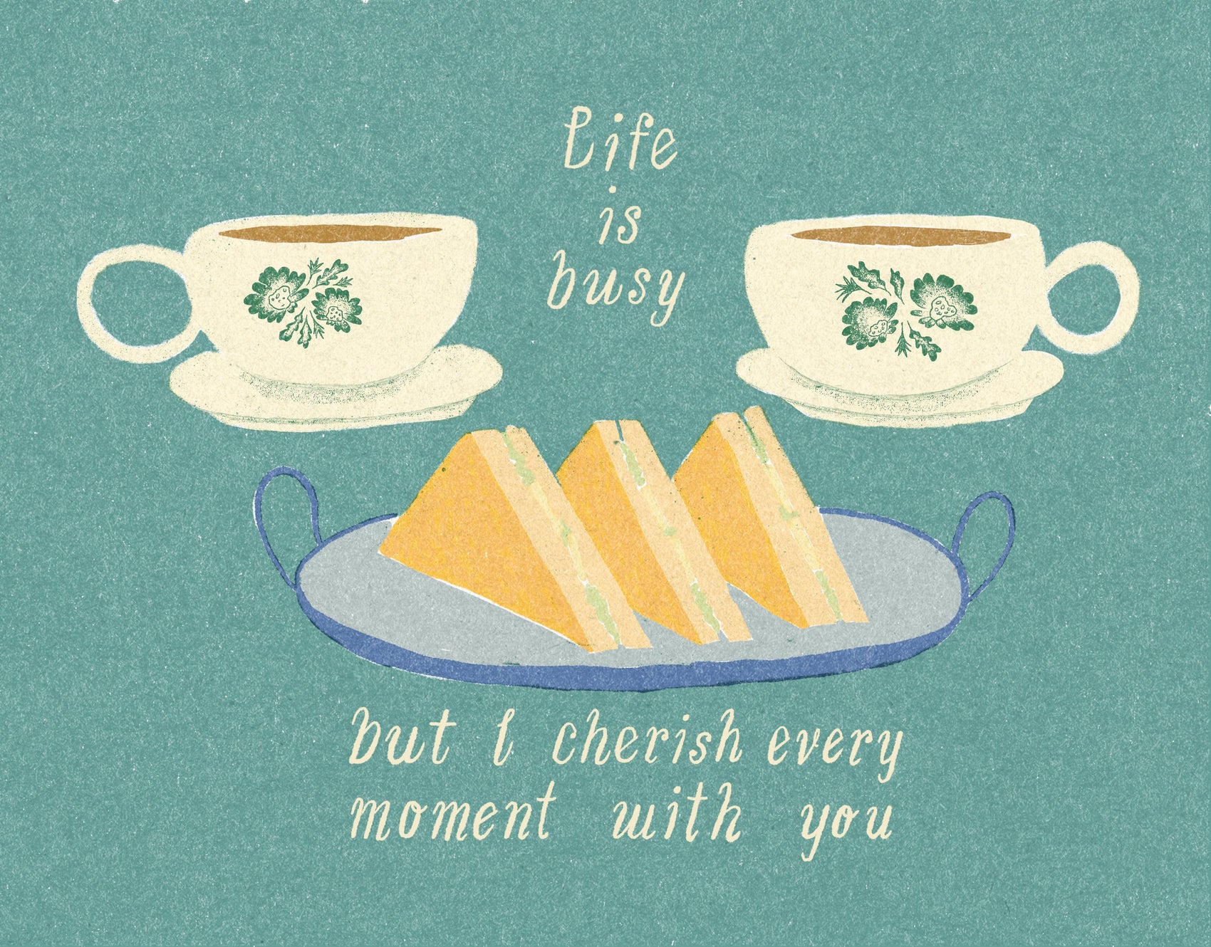 Coffee and Kaya Toast Moment Card