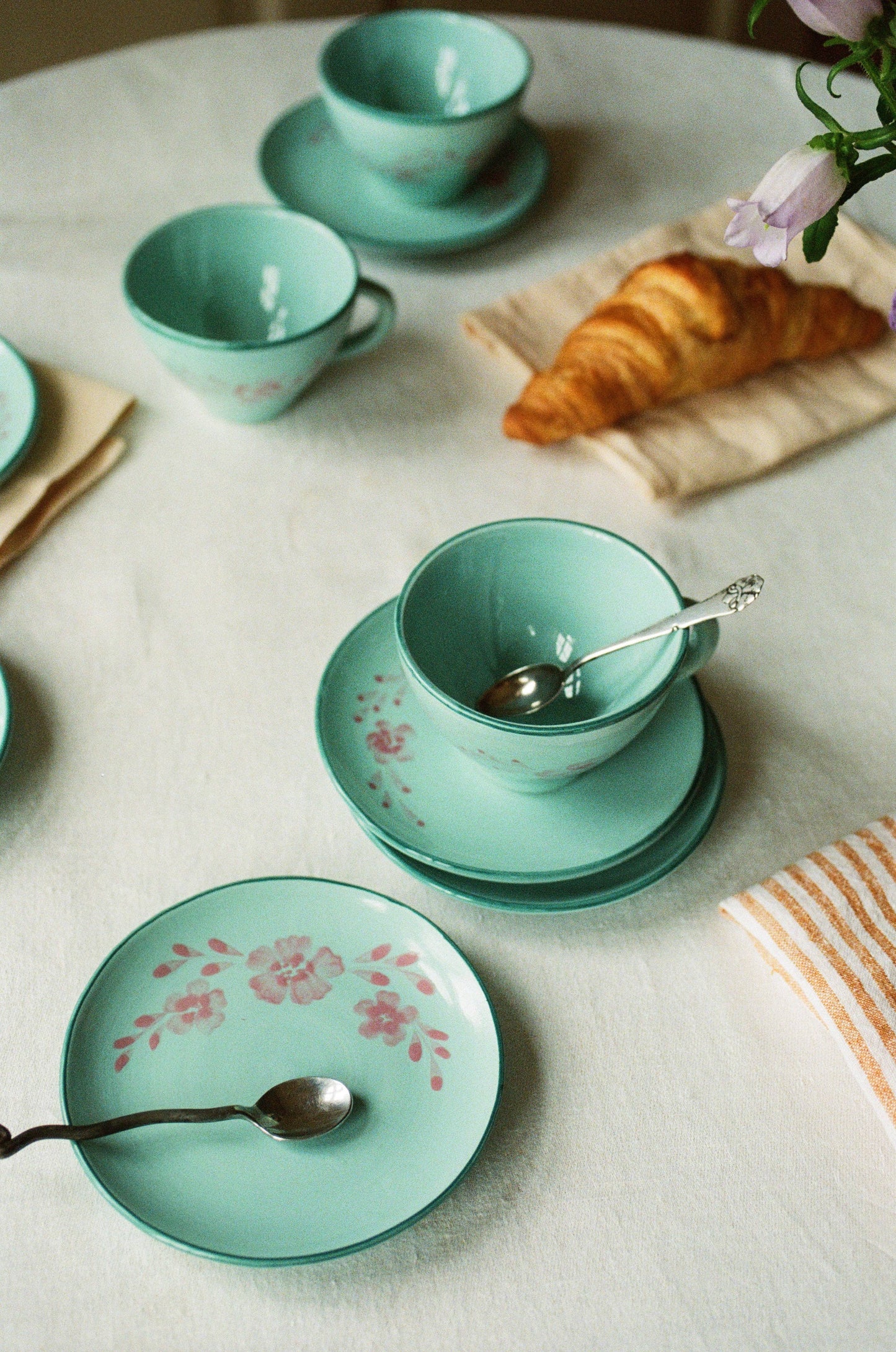 Floral Ceramic Tea Cup