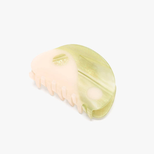 Matcha Yin Yang Green Acetate Hair Claw Clip Accessory