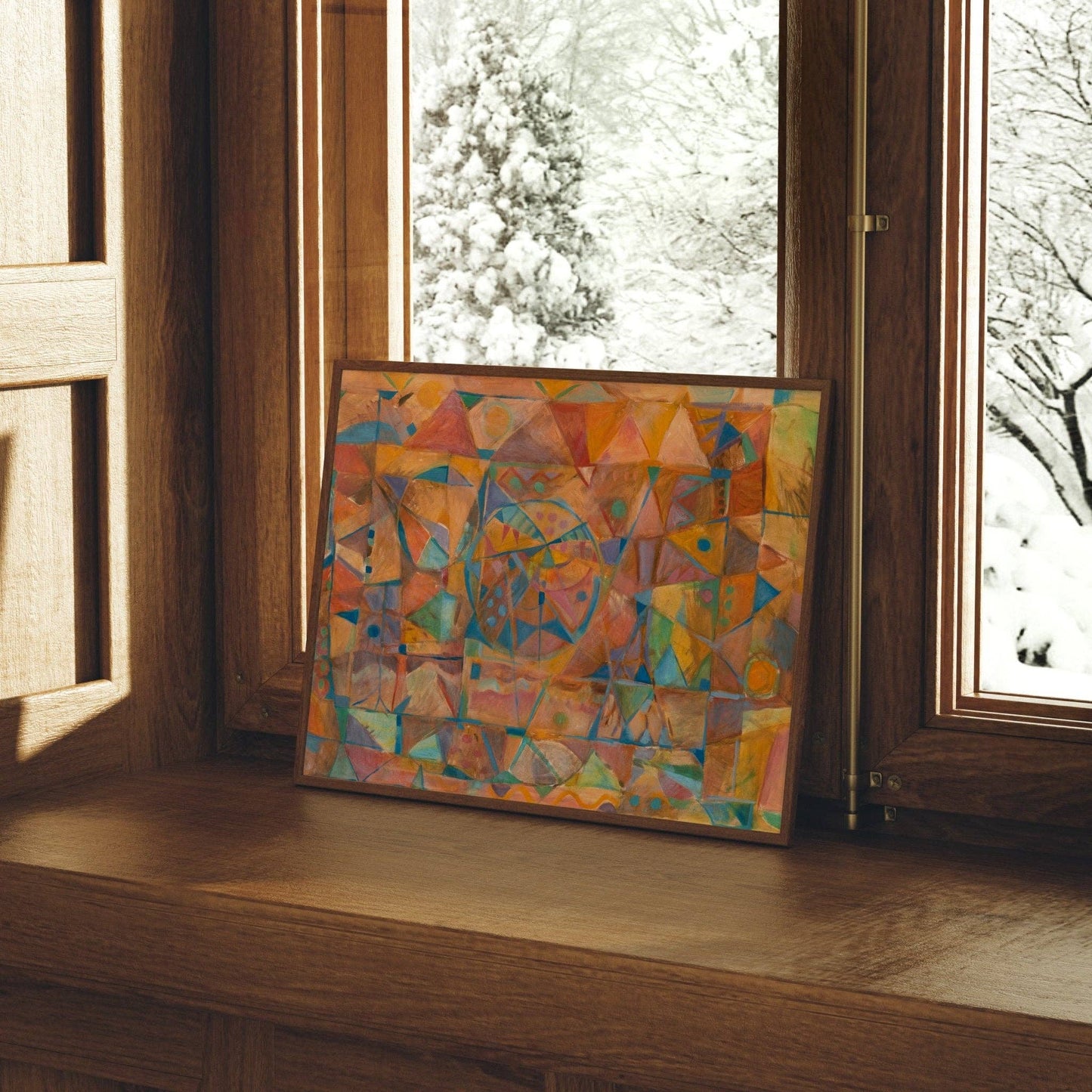 GUEST ARTIST COLLAB | Western Home Midcentury Modern Print