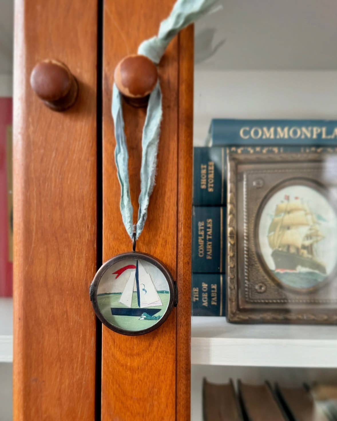 Sail No. 8 - Handmade Art Locket