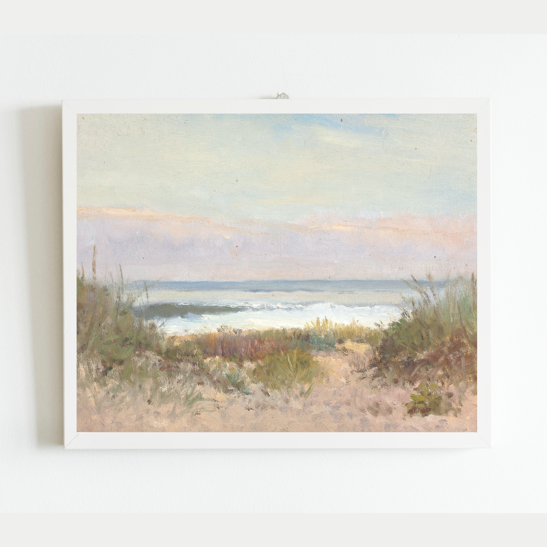 Beach Antique Print
