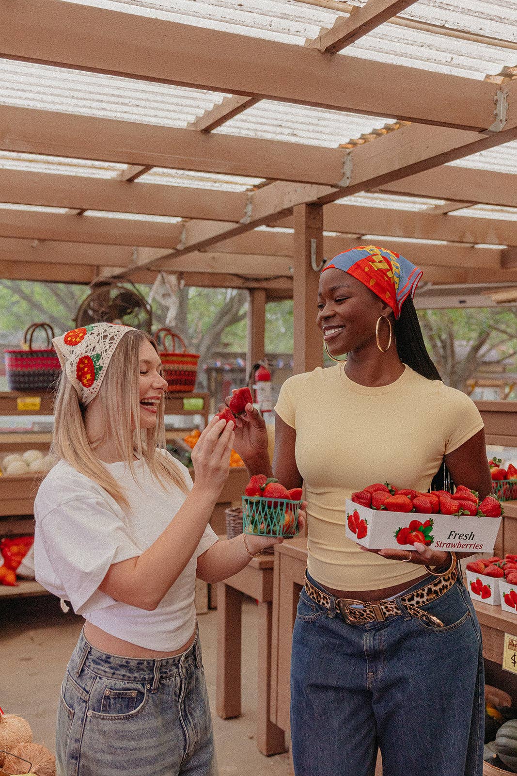 Knitted Farmers Market Bandana