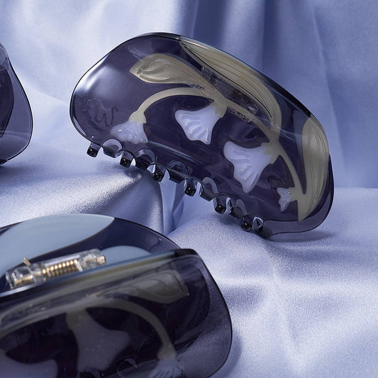 Moonflower Vine Women's Acetate Hair Claw Accessory
