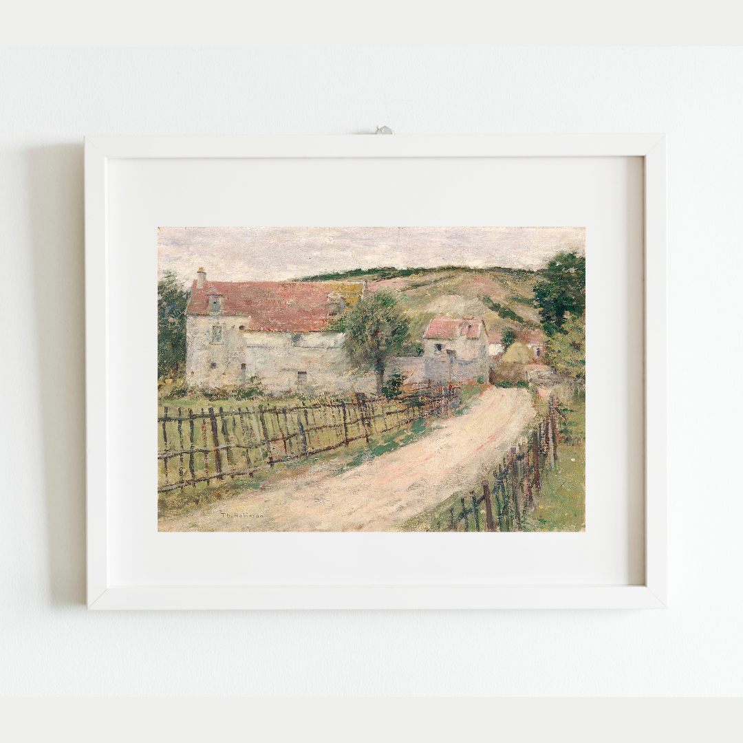 The Old Mill Antique Art Print