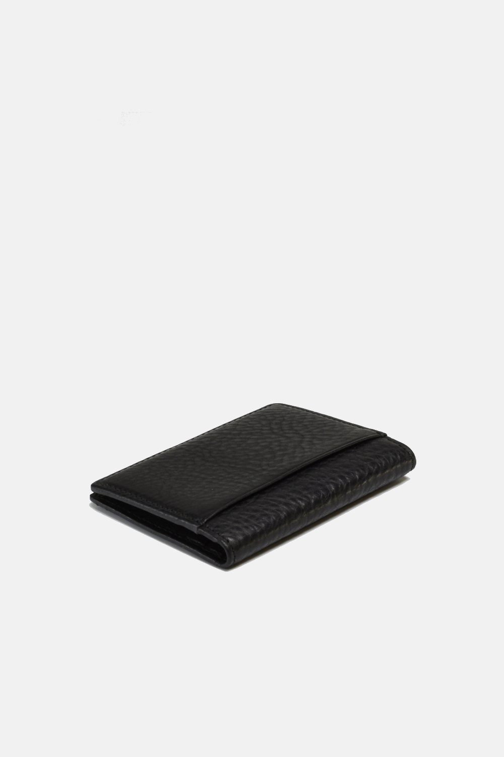 Slim Bi-fold Wallet: Black