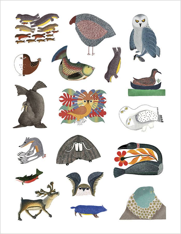 Inuit Art Sticker Book
