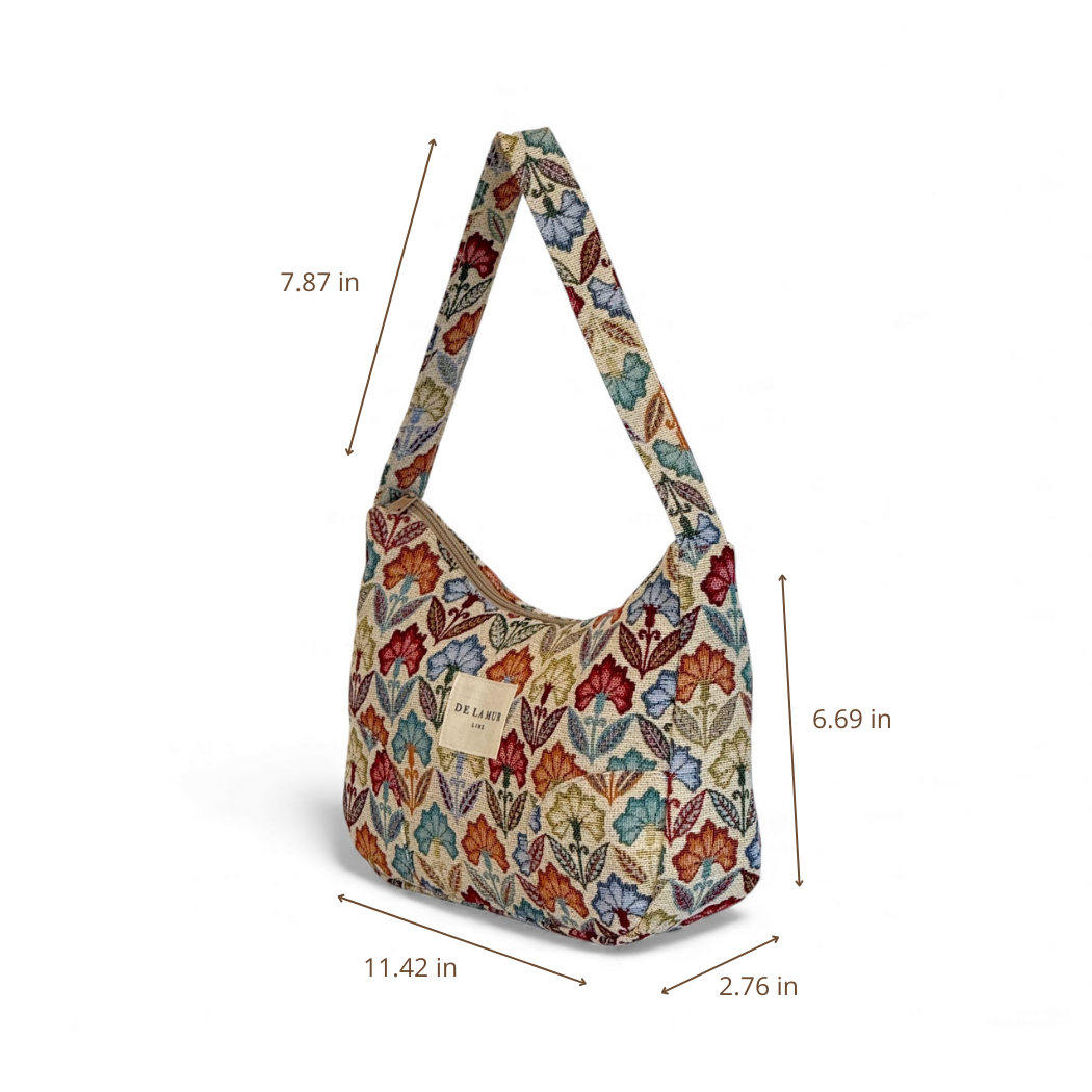 Small Shoulder Bag in Flora