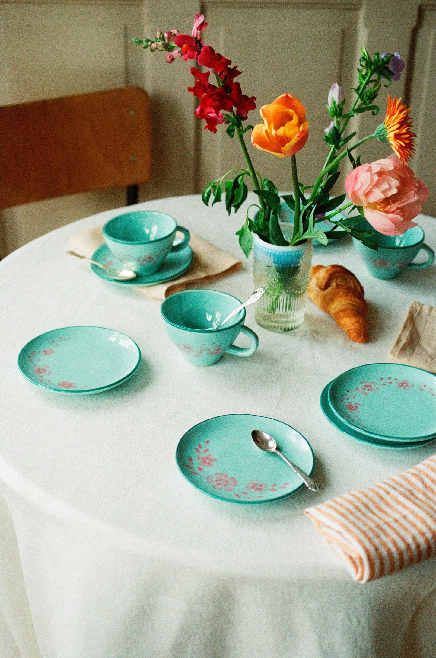 Floral Ceramic Tea Cup