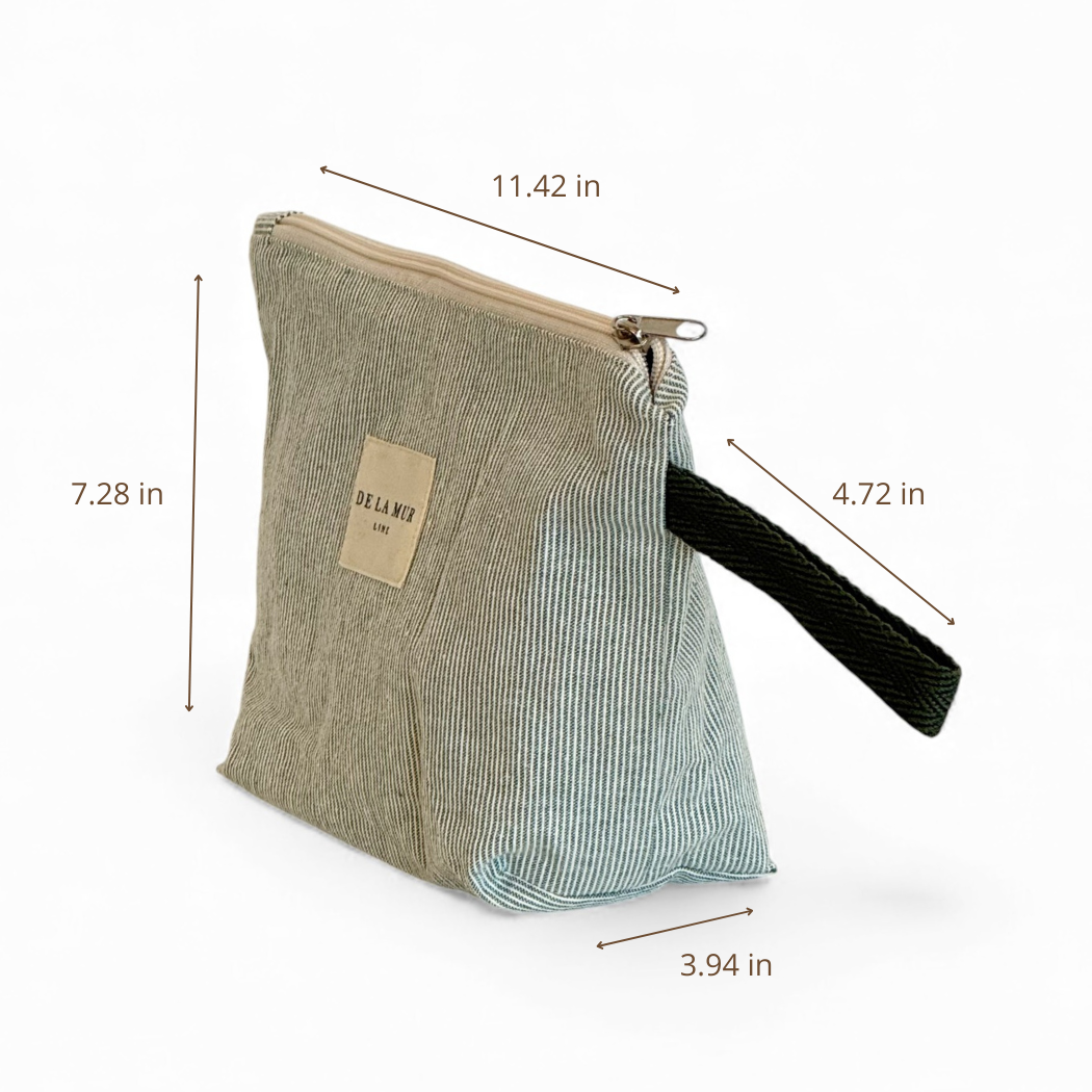 Large Makeup Bag in Teo