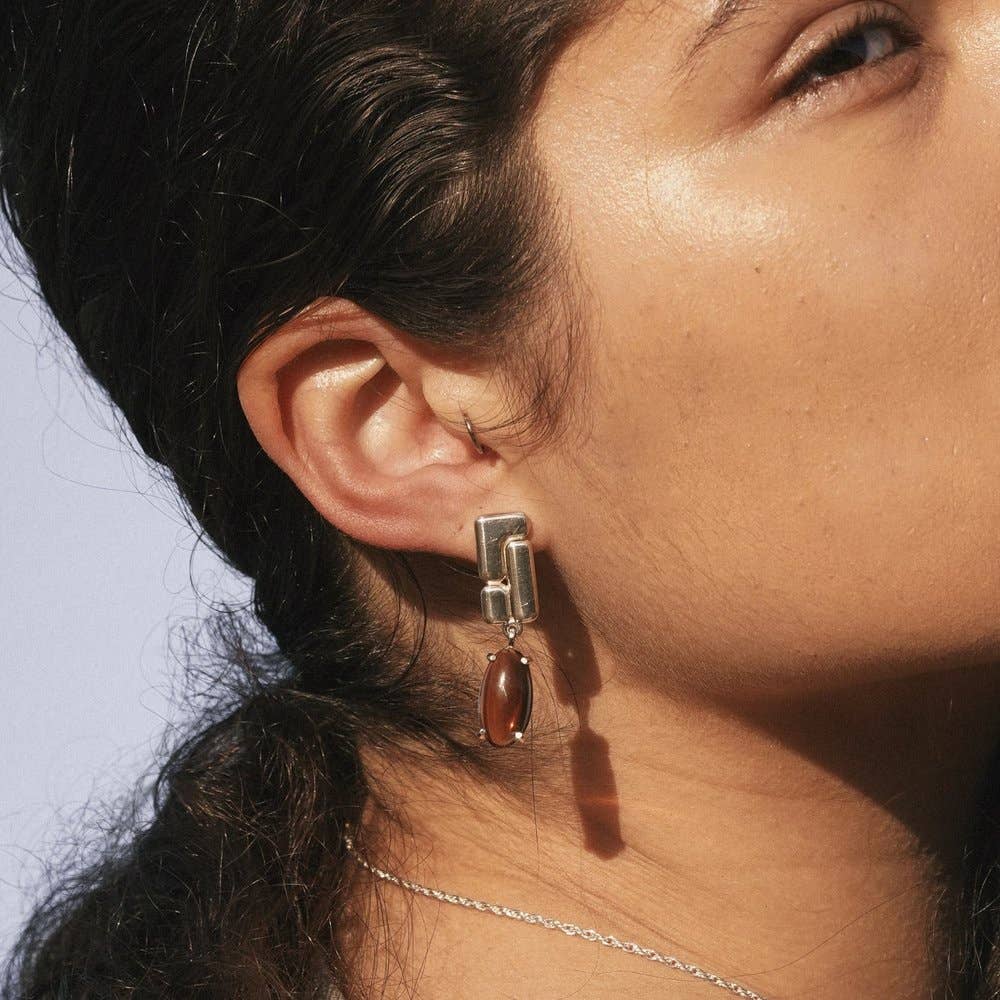 Belden Earrings - Brown