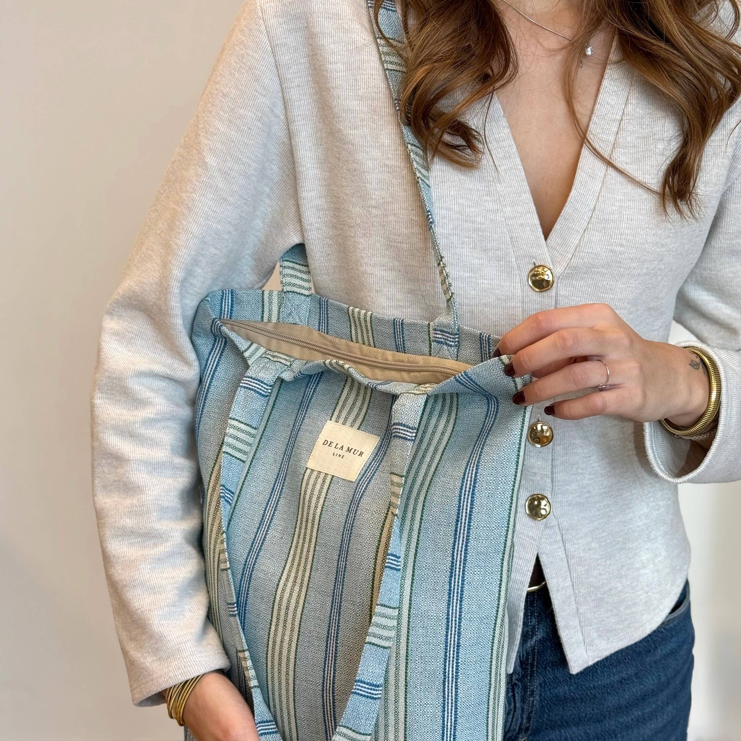 Zippered Bag in Cata - Medium