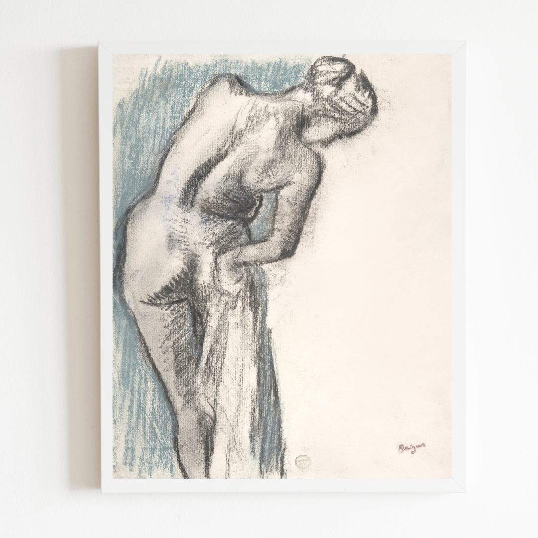 Sketch of a Woman by Edgar Degas Print