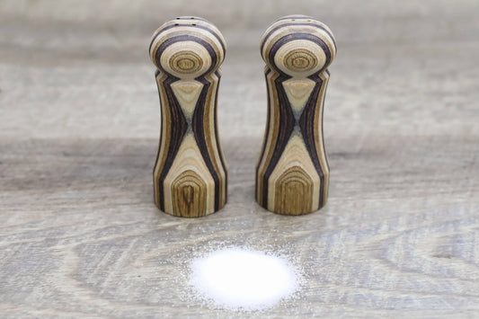 Natural Pakka Salt & Pepper Shaker Set