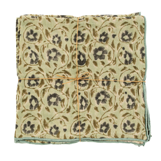 Anika Block Print Napkins S/4