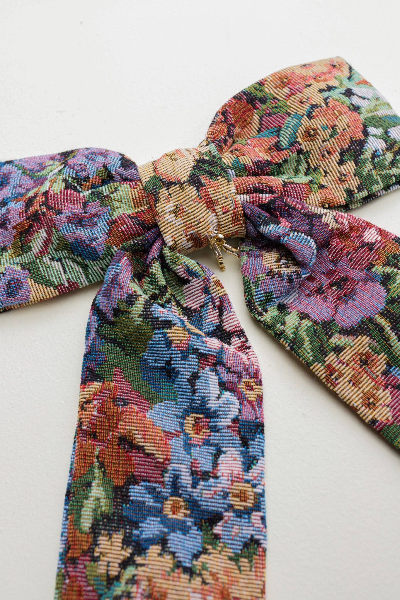 Damask Oversized Hair Bow