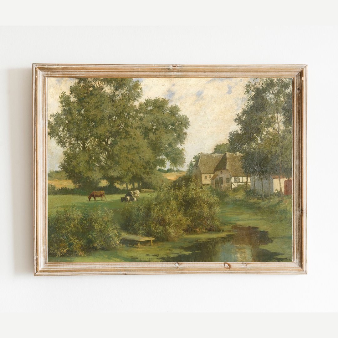 Northern German Landscape Art Print