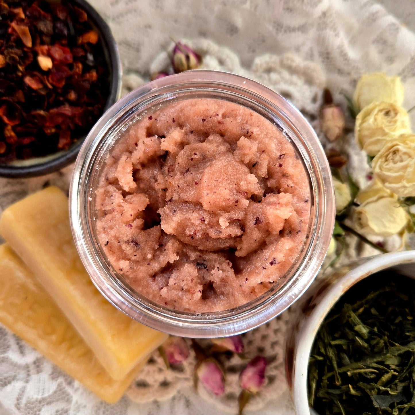 Marshmallow & Rose Sugar Scrub