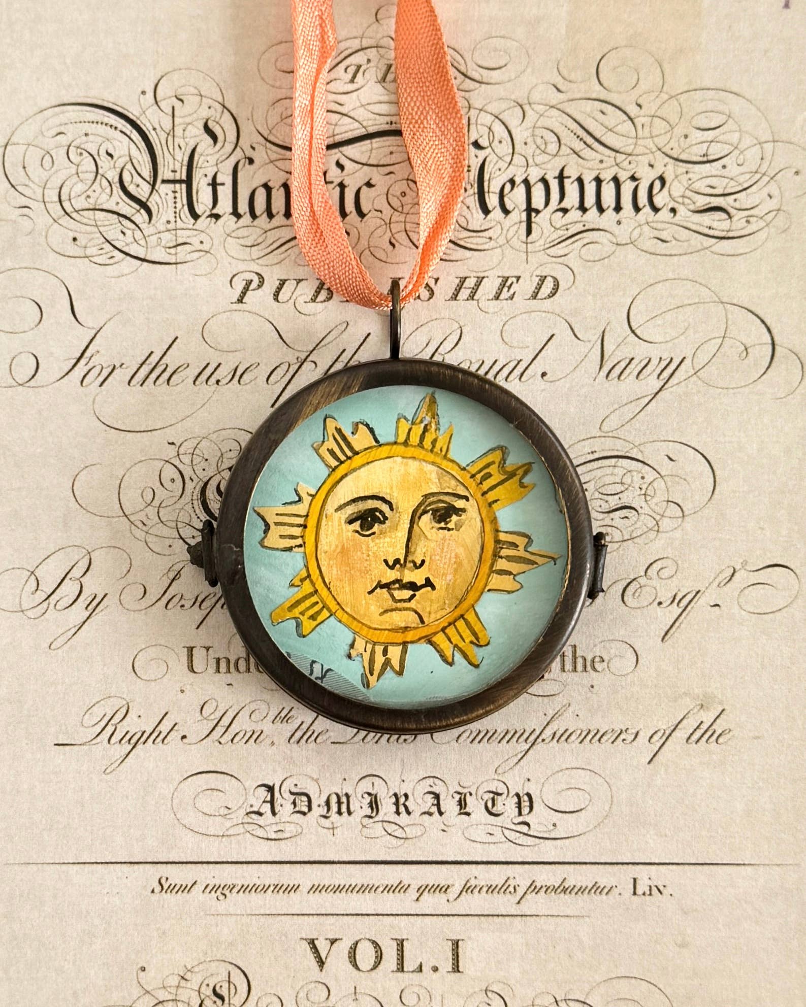 Clarus Sun - Handmade Art Locket
