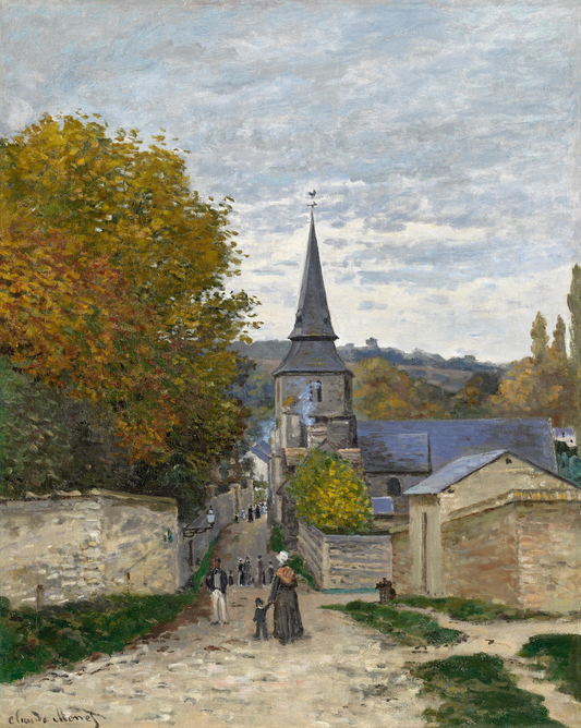 Street in Sainte-Adresse Antique Art Print