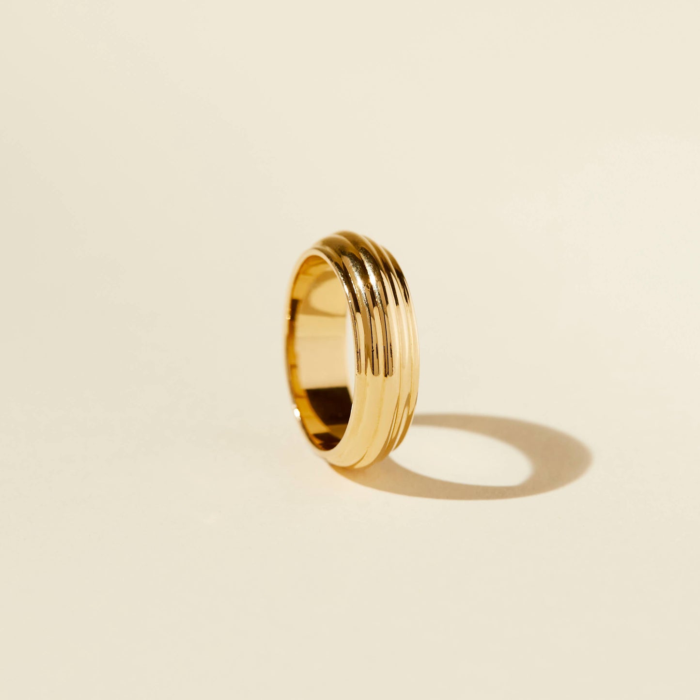 Kimball Ring: Gold Plated / 8