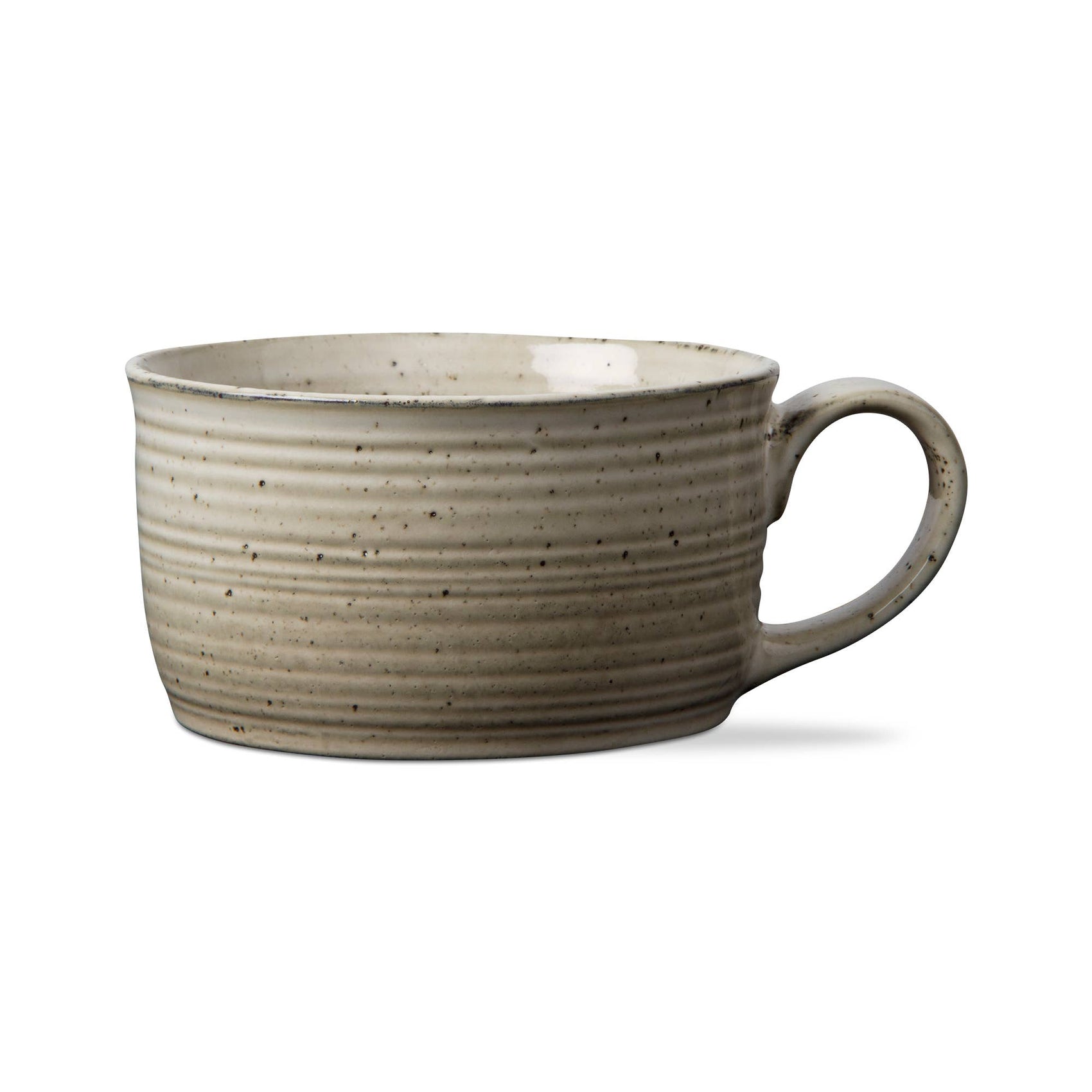 Reactive Glaze Soup Mug - Latte
