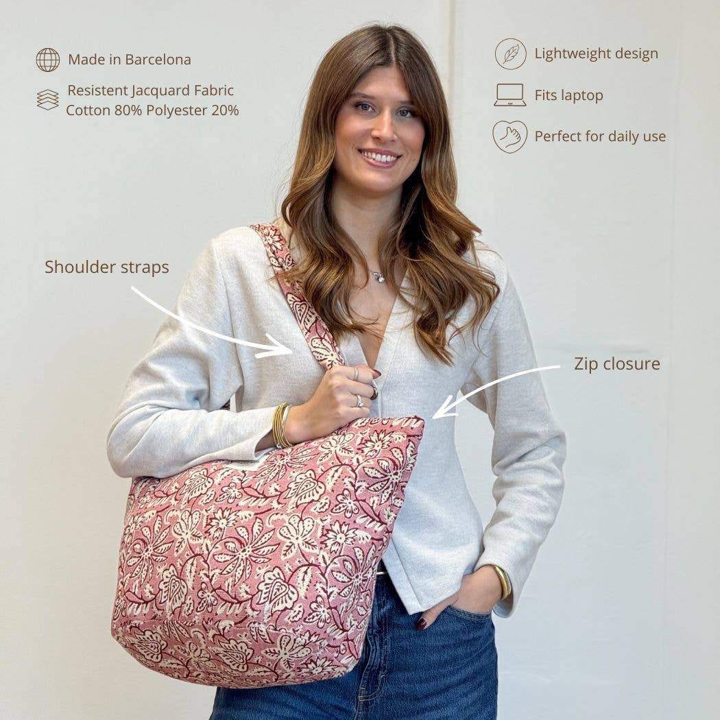 Large Zippered Bag in Miami