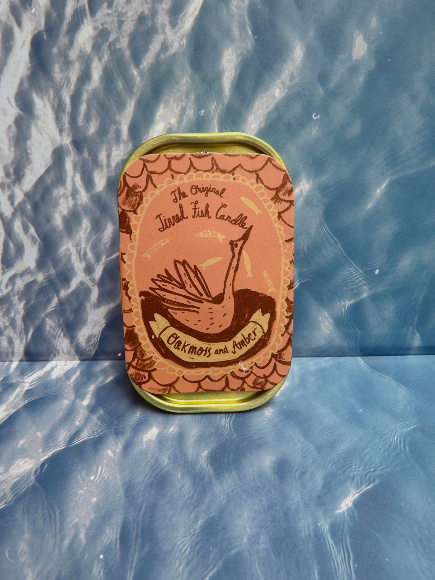 Tinned Fish Candle - Oakmoss & Amber